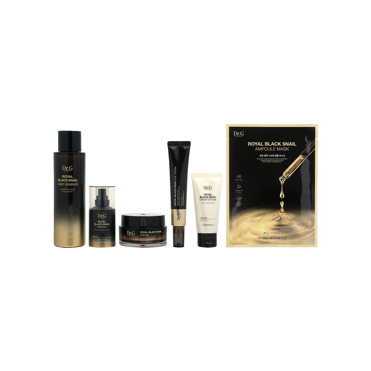 Dr.G Royal Black Snail Set 6pcs | Sasa Global eShop