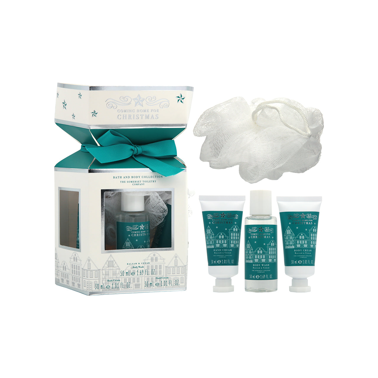 The Somerset Toiletry Company Blue Coming Home For Christmas Set 