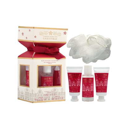 The Somerset Toiletry Company Festive Pamper Set – Cranberry and Vanilla 