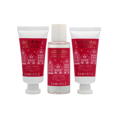 The Somerset Toiletry Company Festive Pamper Set – Cranberry and Vanilla 