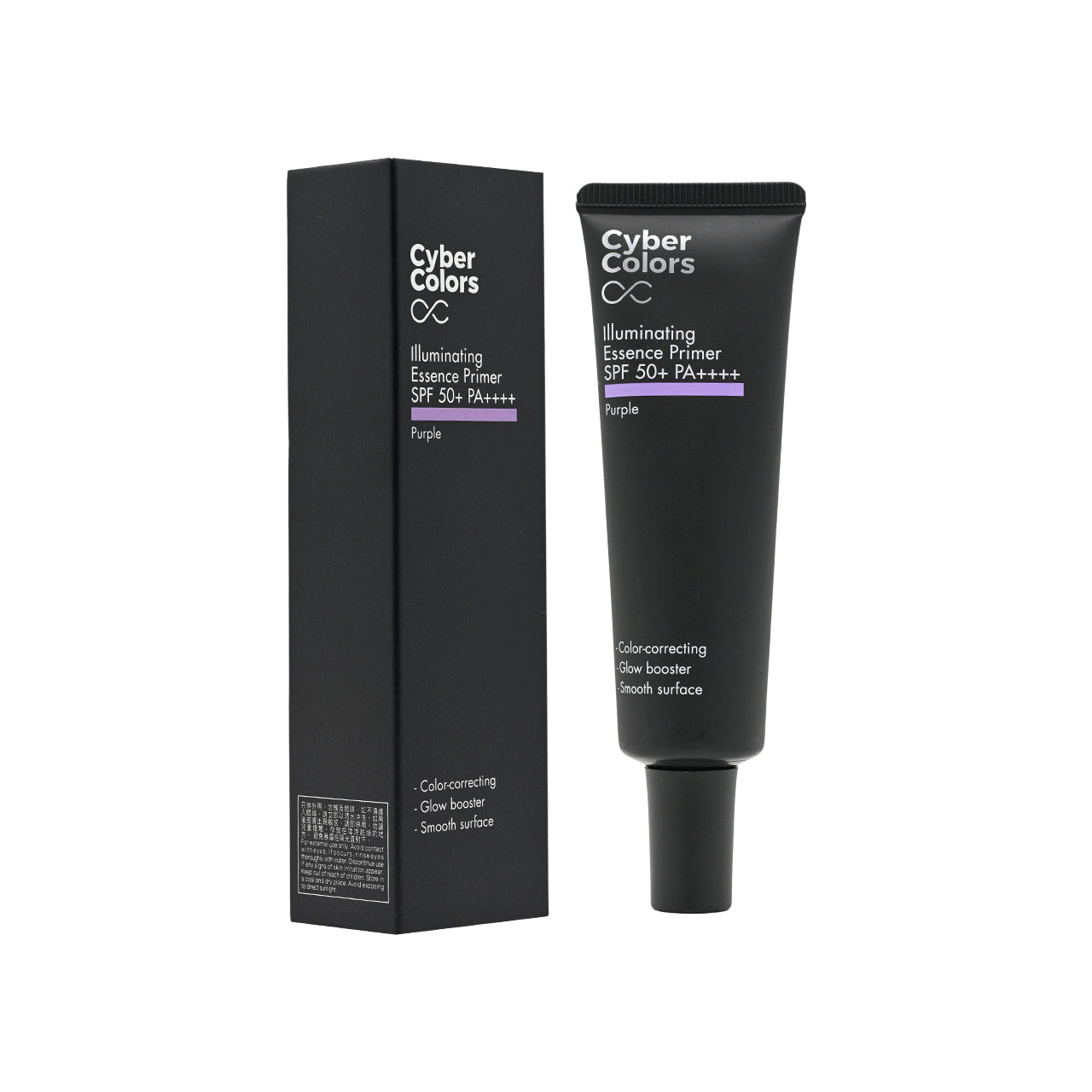 Cyber Colors SPF50+ PA ++++ Illuminating Essence Primer #Purple 30ml | Sasa Global