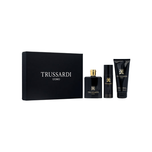 Trussardi Uomo for Men Eau de Toilette Set 3pcs