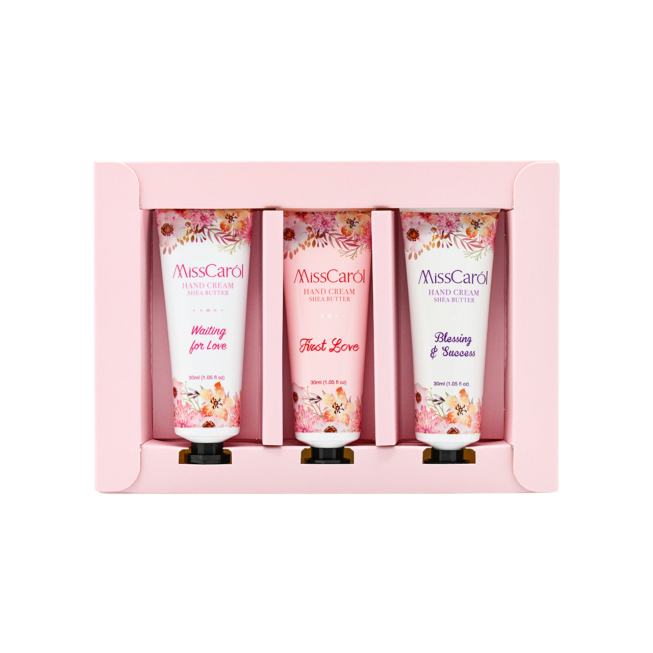 MissCarol Floral Hand Cream Set 3pcs  | Sasa Global eshop