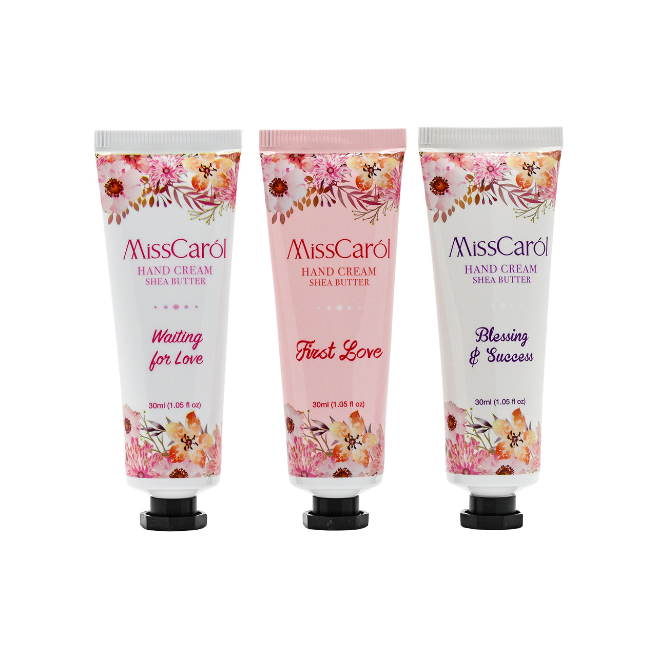 MissCarol Floral Hand Cream Set 3pcs  | Sasa Global eshop