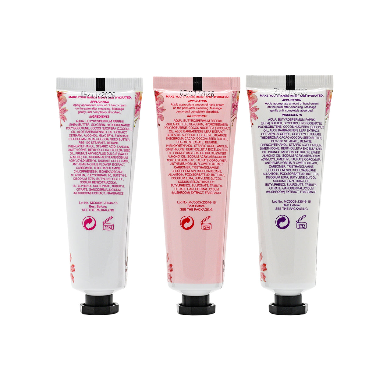 MissCarol Floral Hand Cream Set 3pcs  | Sasa Global eshop