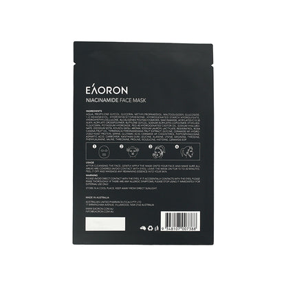 Eaoron Niacinamide Face Mask 25ml×5pcs