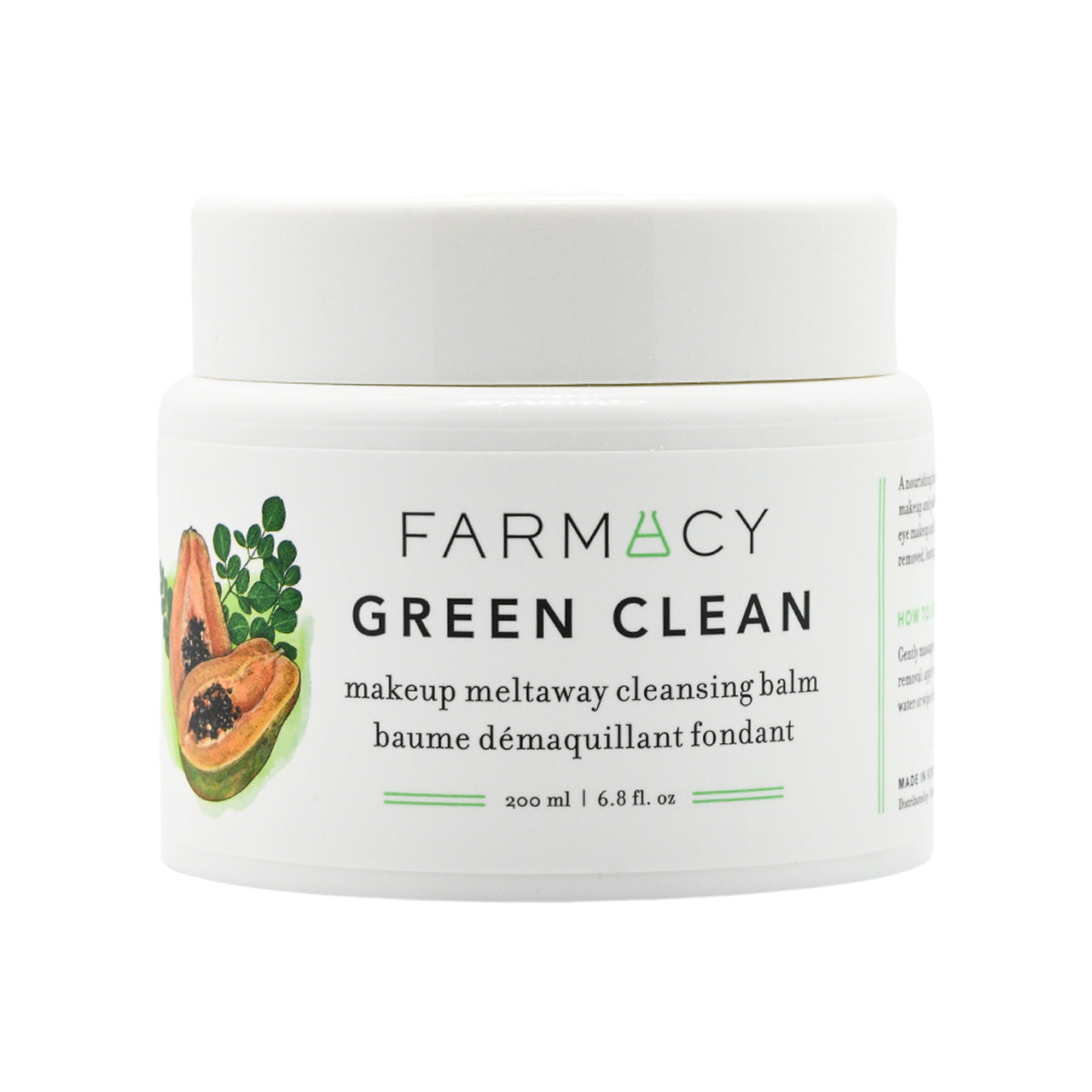 Farmacy Green Clean Cleanser + Makeup Remover Balm 200ml | Sasa Global eShop