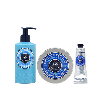 L'occitane Shea Butter Body Care Set 3pcs  | Sasa Global eshop