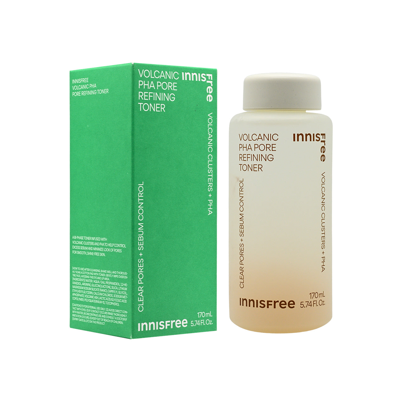 Innisfree Volcanic PHA Pore Refining Toner 170ml  | Sasa Global eshop