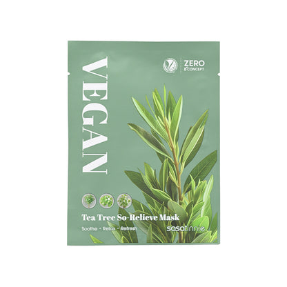 Sasatinnie Tea Tree So-Relieve Mask 10pcs - Sasa Global eShop