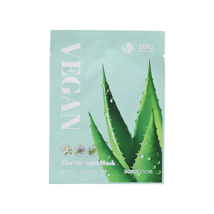 Sasatinnie Aloe So-Aqua Mask 10pcs | Sasa Global 