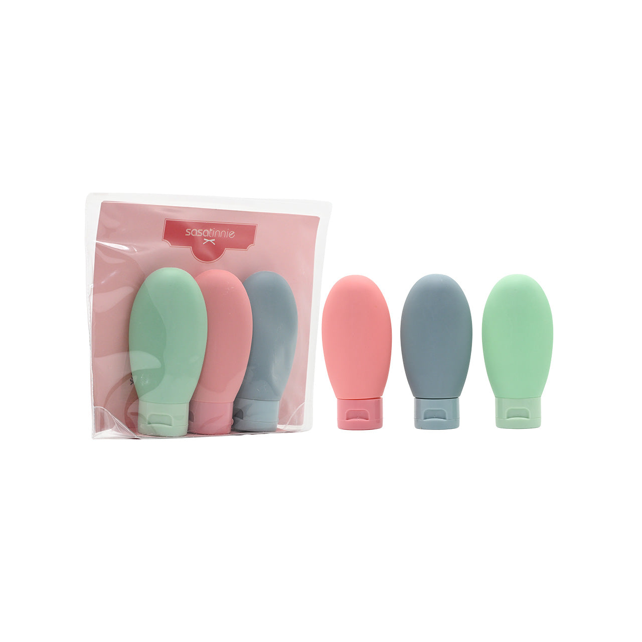 Sasatinnie Matte Travel Bottle Kit  60ml x 3pcs  | Sasa Global eshop