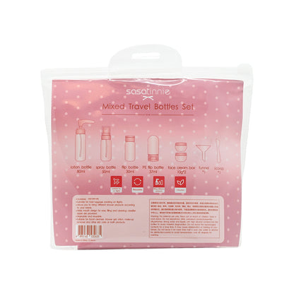 Sasatinnie Mixed Travel Bottle Kit 8pcs