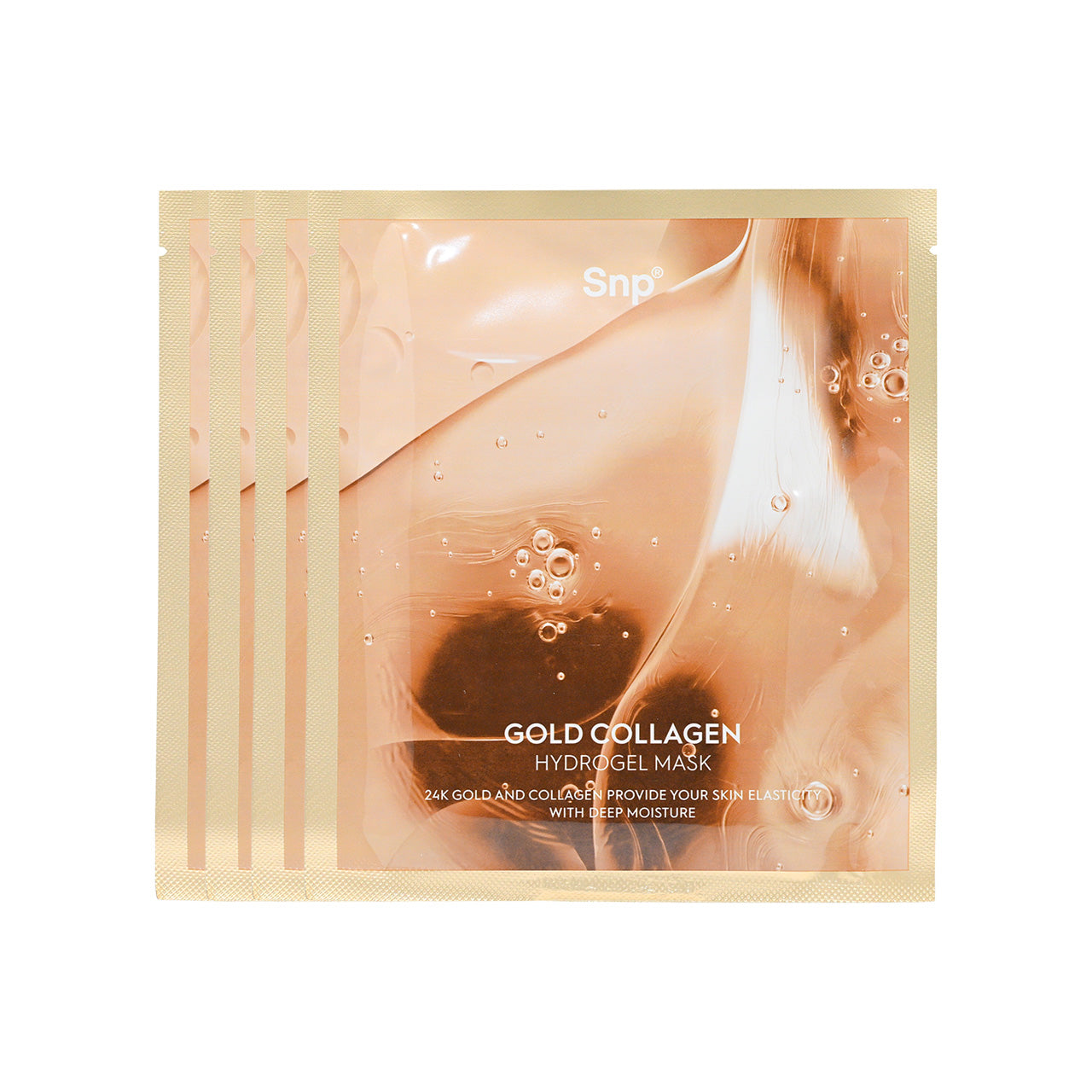 SNP Gold Collagen Ampoule Mask 4pcs | Sasa Global