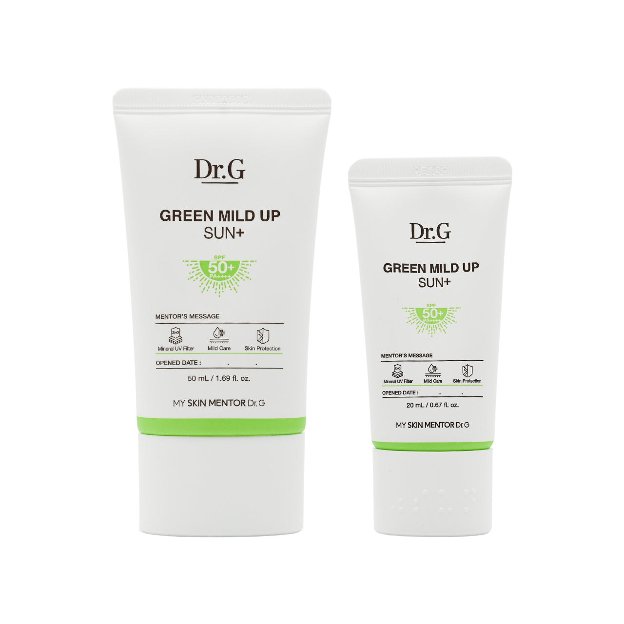 Dr.G SPF50+PA++++ Green Mild Up Sun+ Set 2pcs  | Sasa Global eshop