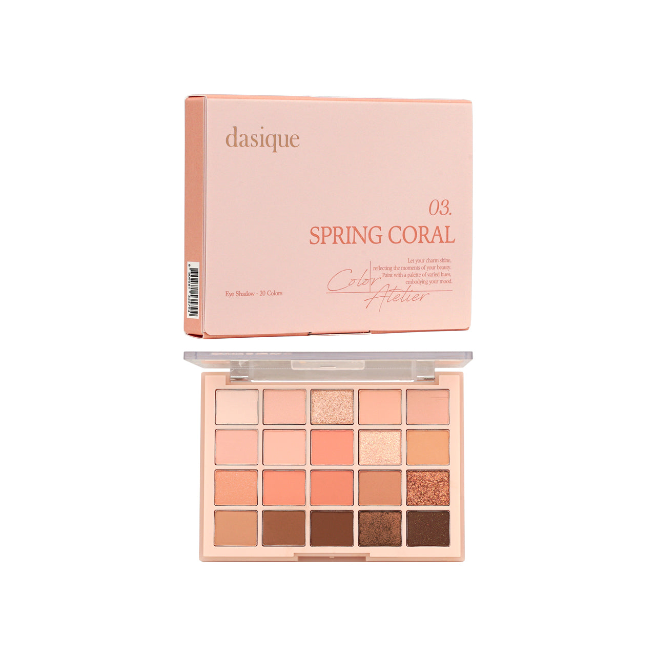 Dasique Vegan Mood Shadow Palette #03 Spring Coral | Sasa Global