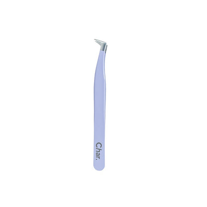 Char. Stainless Steel Lash Tweezer 1pc