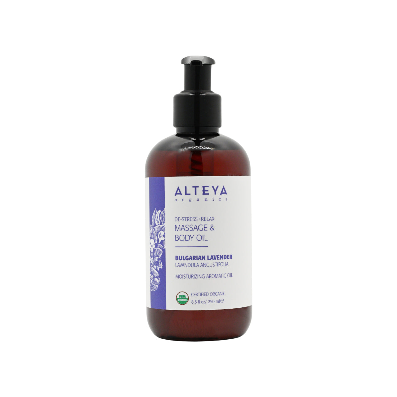 Alteya Organics Rejuvenating Massage &Body Oil, Bulgarian Lavender 