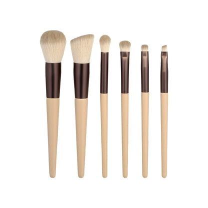 Sasatinnie Portable Make-up Brush Set 6pcs