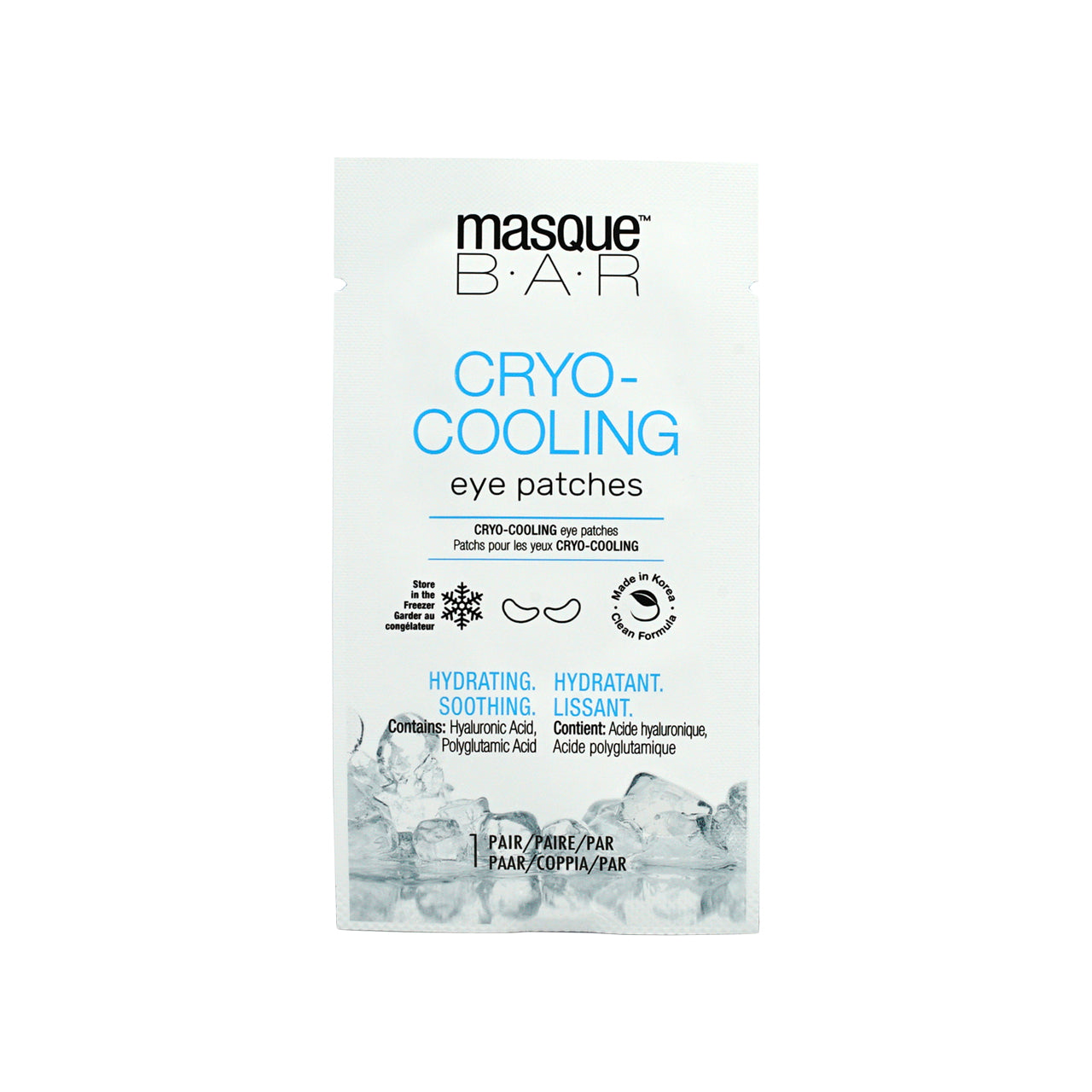 Masque Bar Cryo-cooling Eye Patches 5pairs  | Sasa Global eshop