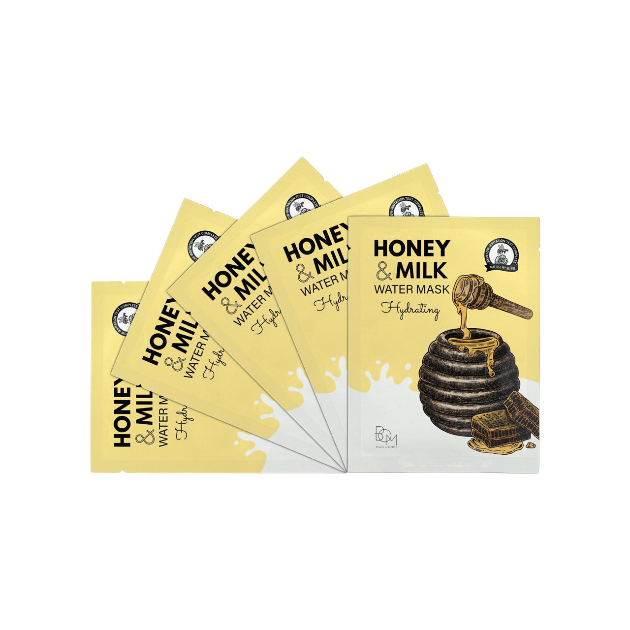 Beauty Of Majesty Honey And Milk Water Mask 5pcs | Sasa Global eshop