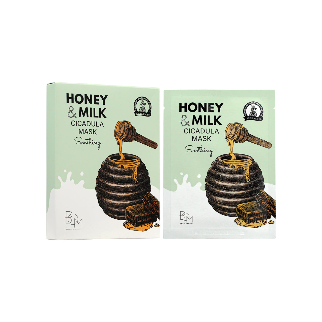 Beauty Of Majesty Honey And Milk Cicadula Mask 5pcs | Sasa Global 