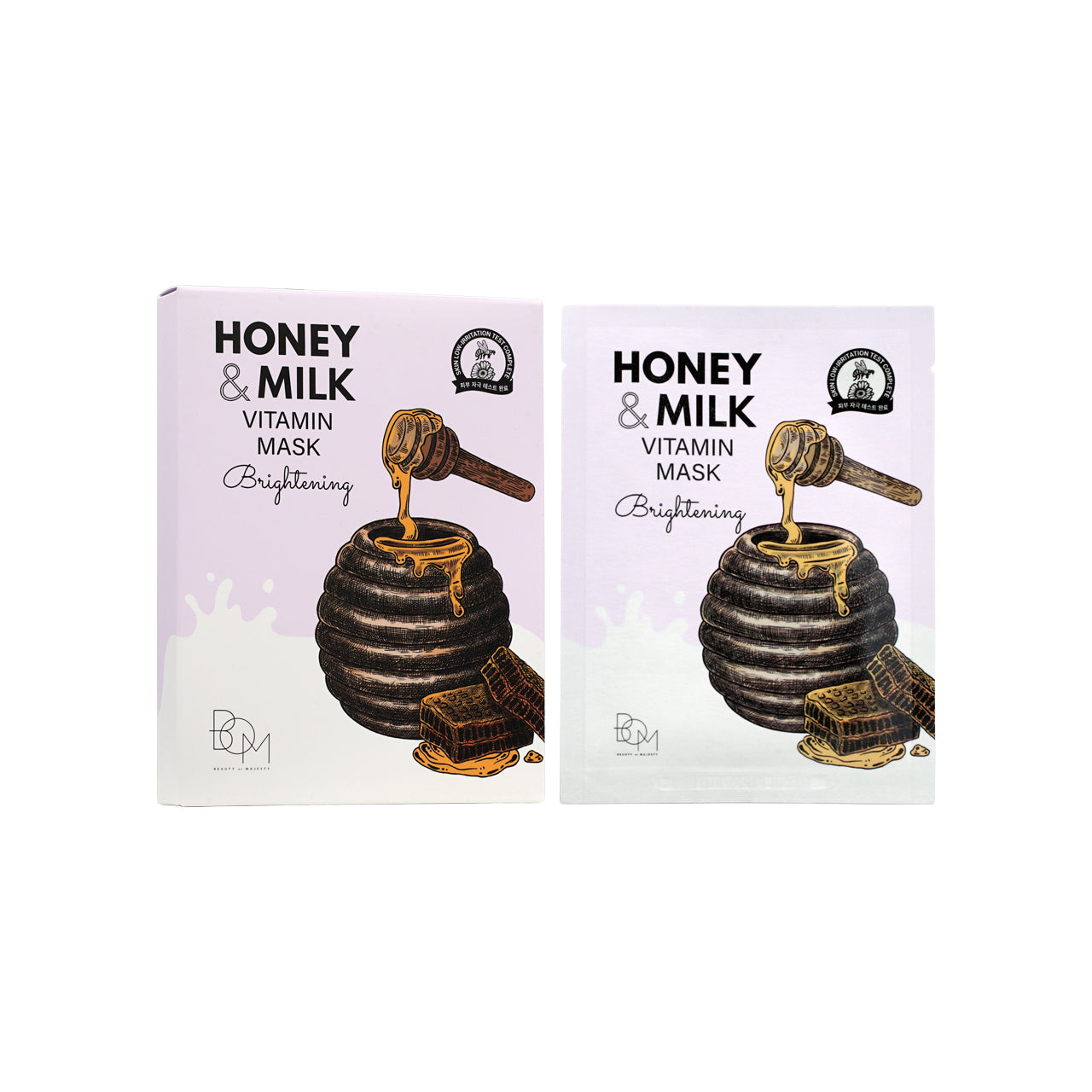 Beauty Of Majesty Honey And Milk Vitamin Mask 5pcs | Sasa Global 