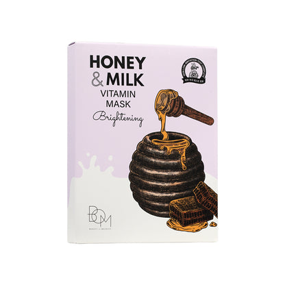 Beauty Of Majesty Honey And Milk Vitamin Mask 5pcs | Sasa Global 