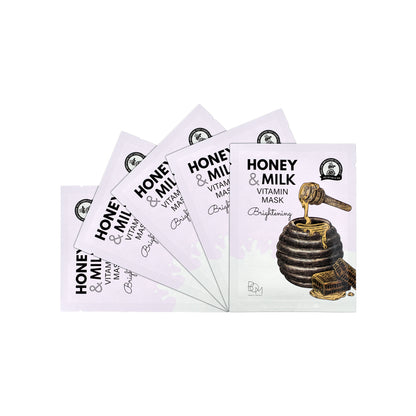 Beauty Of Majesty Honey And Milk Vitamin Mask 5pcs | Sasa Global 