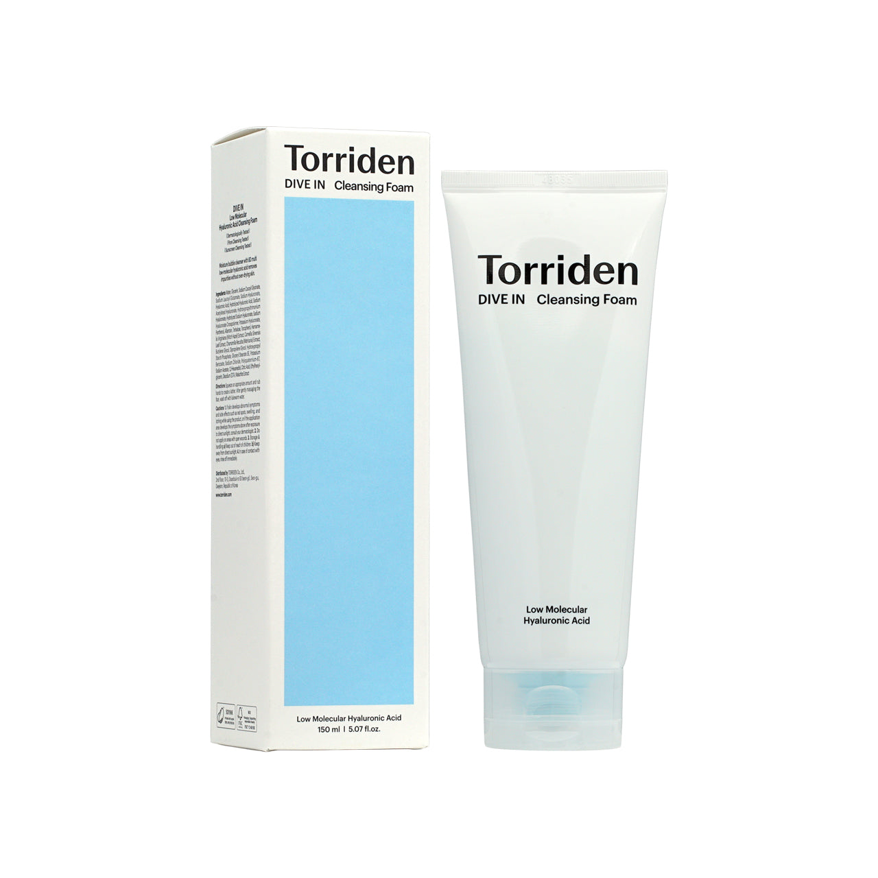 Torriden Dive In Low Molecular Hyaluronic Acid Cleansing Foam 150ml