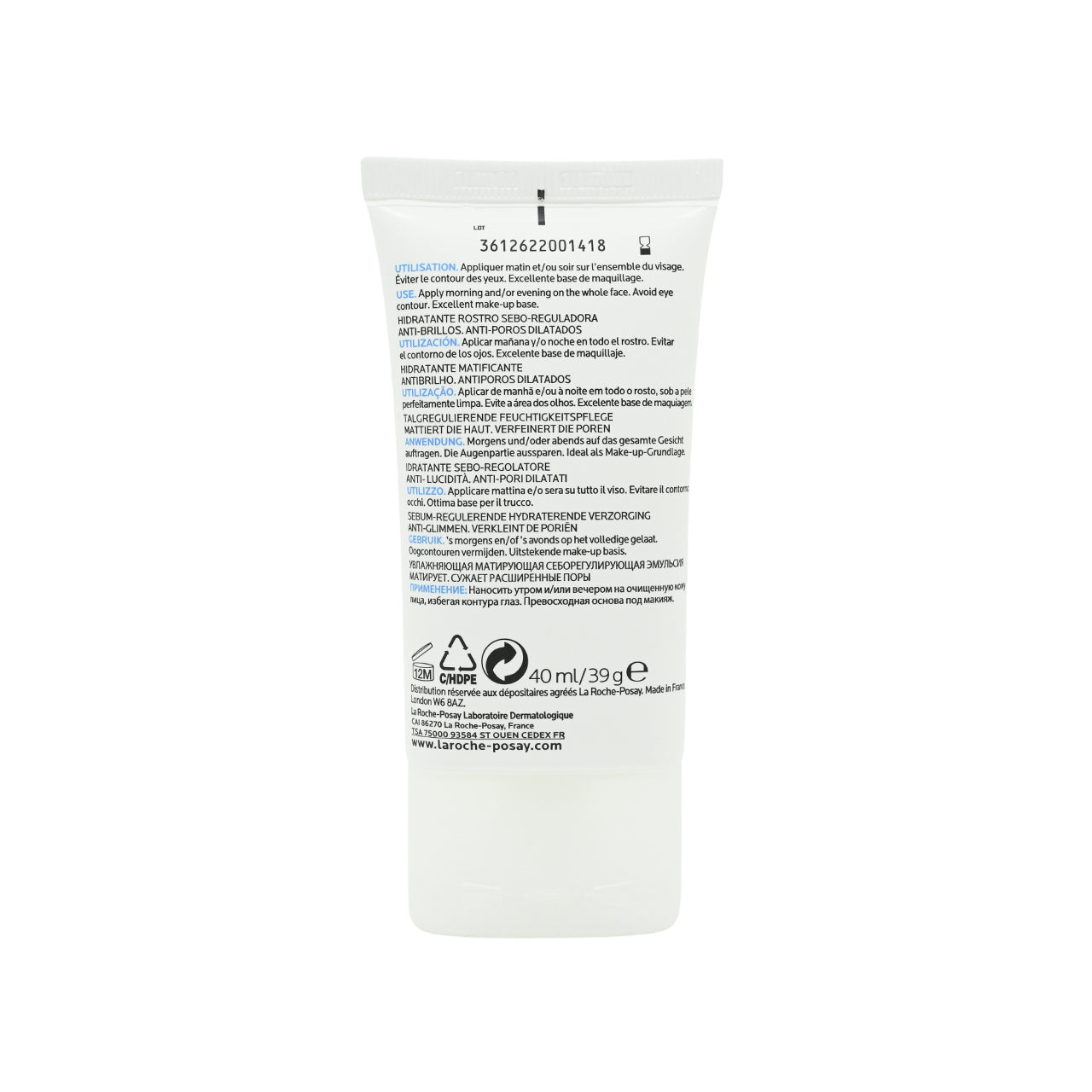 La Roche-Posay Effaclar Mat 40ml  | Sasa Global eshop