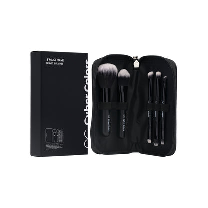 Cyber Colors Mini Make-up Brush Travel Set 5pcs  | Sasa Global eshop