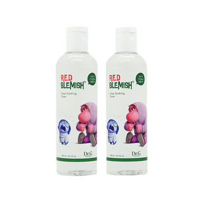 Dr.G Inside Out 2 R.E.D Blemish Clear Soothing Toner Set 300ml x 2pcs 