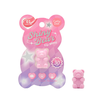 Cathy Doll Shiny Bear Lip Moist #01 Candy Pink   | Sasa Global eshop