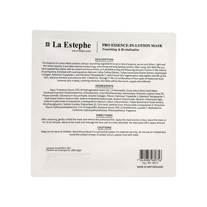 La Estephe Pro Essence-in-lotion Mask 6pcs  | Sasa Global eshop