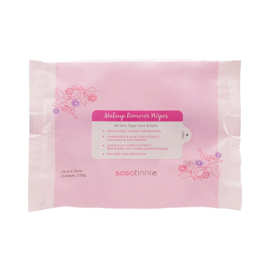 Sasatinnie Makeup Remover Wipes 25PCS | Sasa Global eShop