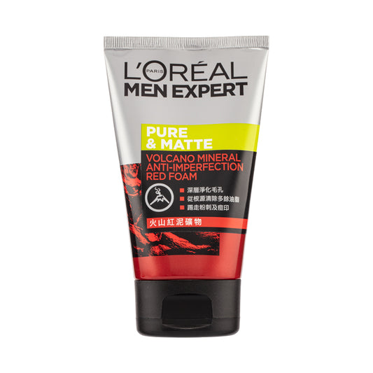 L'Oreal Paris Pure & Matte Volcano Red Foam   100ML | Sasa Global eShop