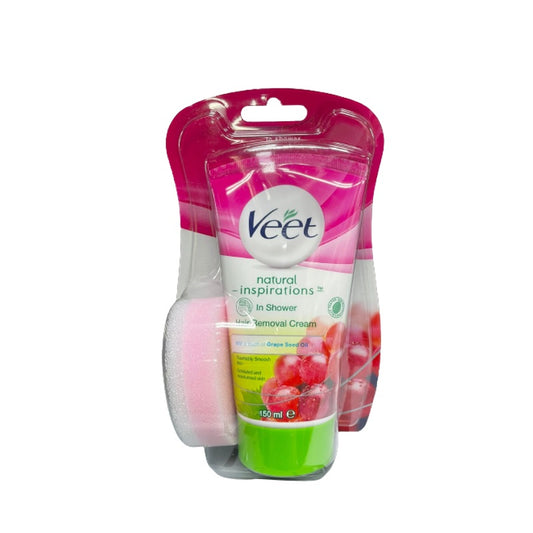 Veet In Shower Hair Removal Cream Sensitive Skin 150G | Sasa Global eShop