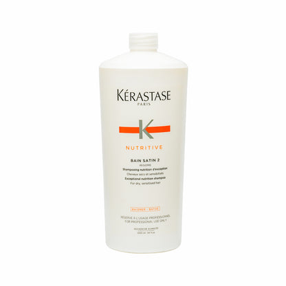 Kerastase Nutritive Bain Satin 2 Exceptional Nutrition Shampoo 1000ML | Sasa Global eShop