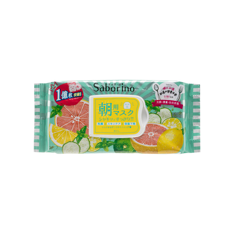 BCL Saborino Morning Facial Mask Minty Fresh 32PCS | Sasa Global eShop