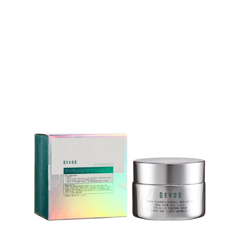 Devdo Human Placenta Biocell Replication + Dual Stem Cell Eye & Lip Contour Cream 30ML | Sasa Global eShop