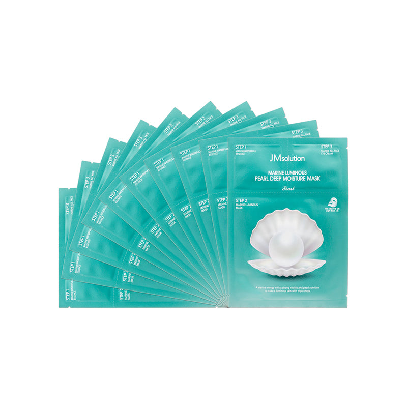 Jmsolution Marine Luminous Pearl Deep Moisture Mask 10PCS | Sasa Global eShop