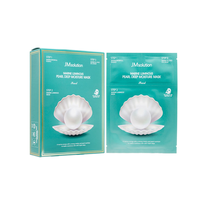 Jmsolution Marine Luminous Pearl Deep Moisture Mask 10PCS | Sasa Global eShop