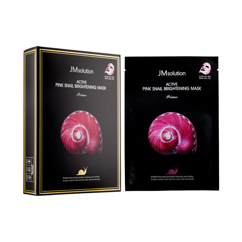 Jmsolution Active Pink Snajl Brightening Mask Prime 10pcs | Sasa Global eShop