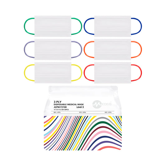 Medeis Disposable Medical Mask- Circus White 30PCS | Sasa Global eShop