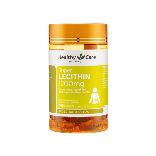 Healthy Care Lecithin 1200 100 Capsules | Sasa Global eShop