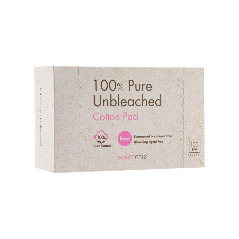 Sasatinnie Unbleached Cotton Pad 100PCS | Sasa Global eShop