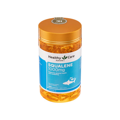 Healthy Care Squalene 1000Mg  200 Capsules | Sasa Global eShop