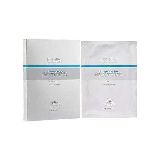 Dr.BSC 8X Silk + Hyaluronic Acid Moisturizing Bio-Cellulose Mask 5PCS | Sasa Global eShop