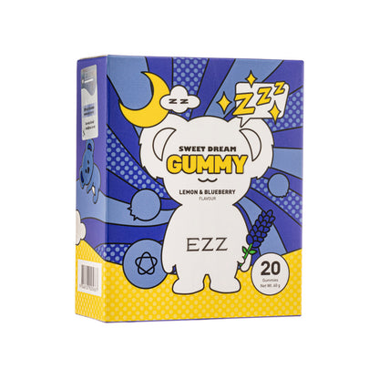 Ezz Sweet Dream Gummy - Lemon & Blueberry 20Tablets | Sasa Global eShop